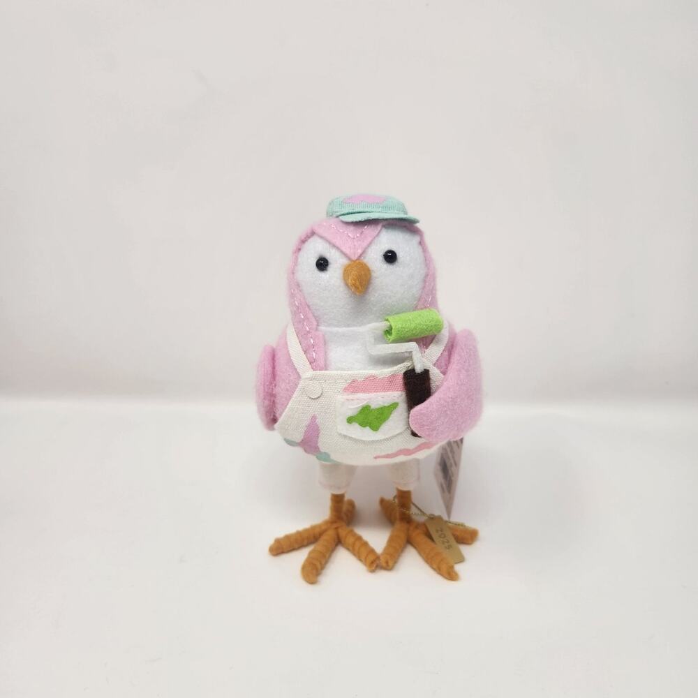 "Scribble" Featherly Friends Painter Easter Fabric Felt Bird